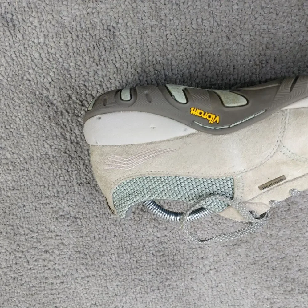 Dansko Paisley Womens 39 EU Hiking Shoes Suede Vibram Waterproof Tan Beige - Picture 7 of 12